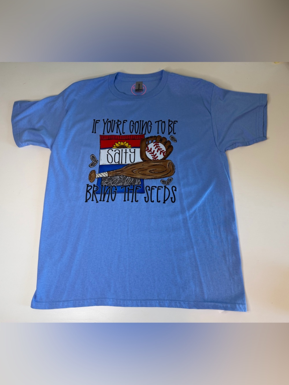 Girls- If You're Going to Be Salty - Baseball Tee Size Medium